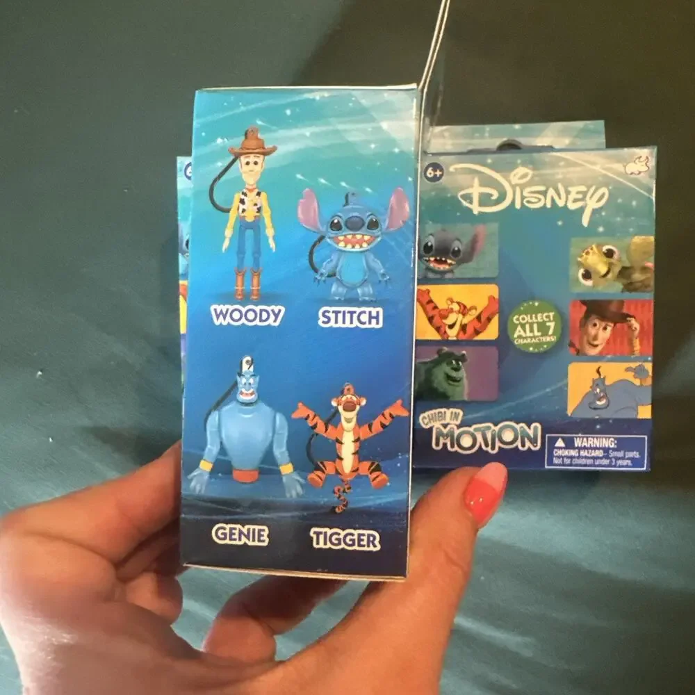 Disney Pixar Chibi in Motion Dangler Bag Clips - Lot of 3 Sealed Blind Boxes